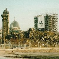 Ruine vor der Enttrümmerung 1992: Beginn der gutachterlichen Tätigkeiten von BAUGRUND DRESDEN