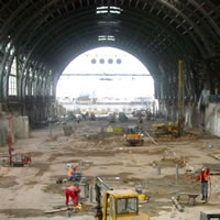 Dresden main station, design of high pressure grouting for foundation improvement and repair of flood damage